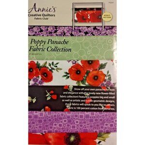 Quilters Fabric Kit FQ042 Poppy Panache Reversible Walker Bag